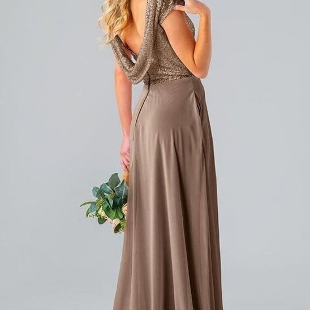 Kennedy Blue Blush/Rose Gold Dress Size 12 - Picture 2 of 2
